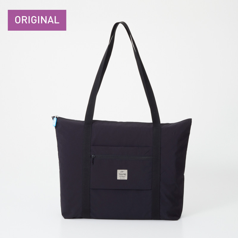 TO&FRO for Peach Carryon Tote Bag Black Peach公式オンラインショップ｜PEACH SHOP