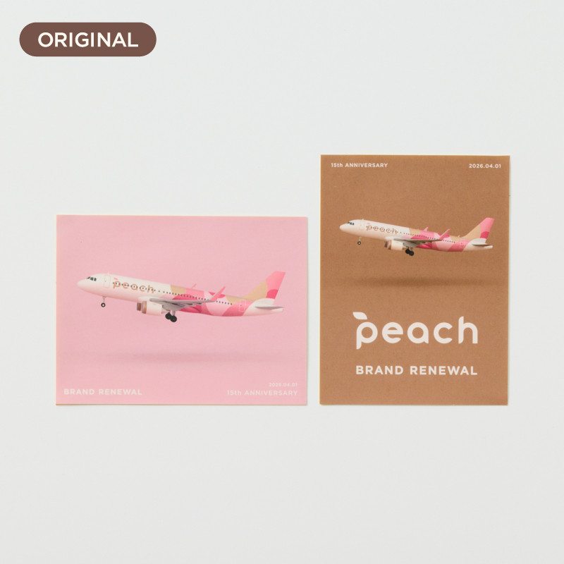 Peachブランドリニューアル 記念ステッカーセット - Peach公式