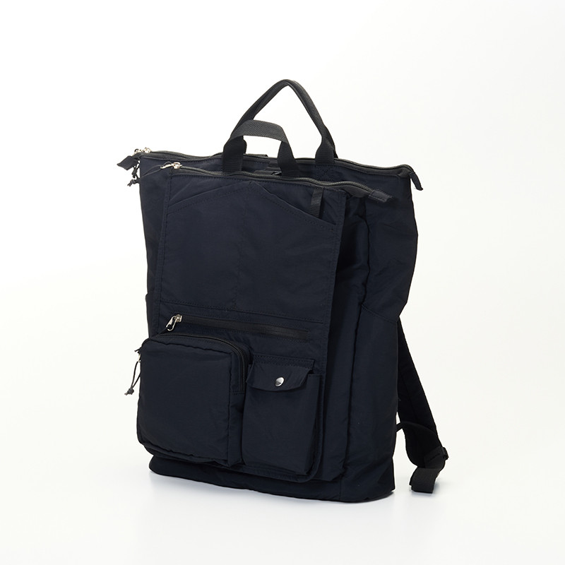 EARTHMADE GEAR POCKETS BACKPACK Black - Peach公式オンライン 