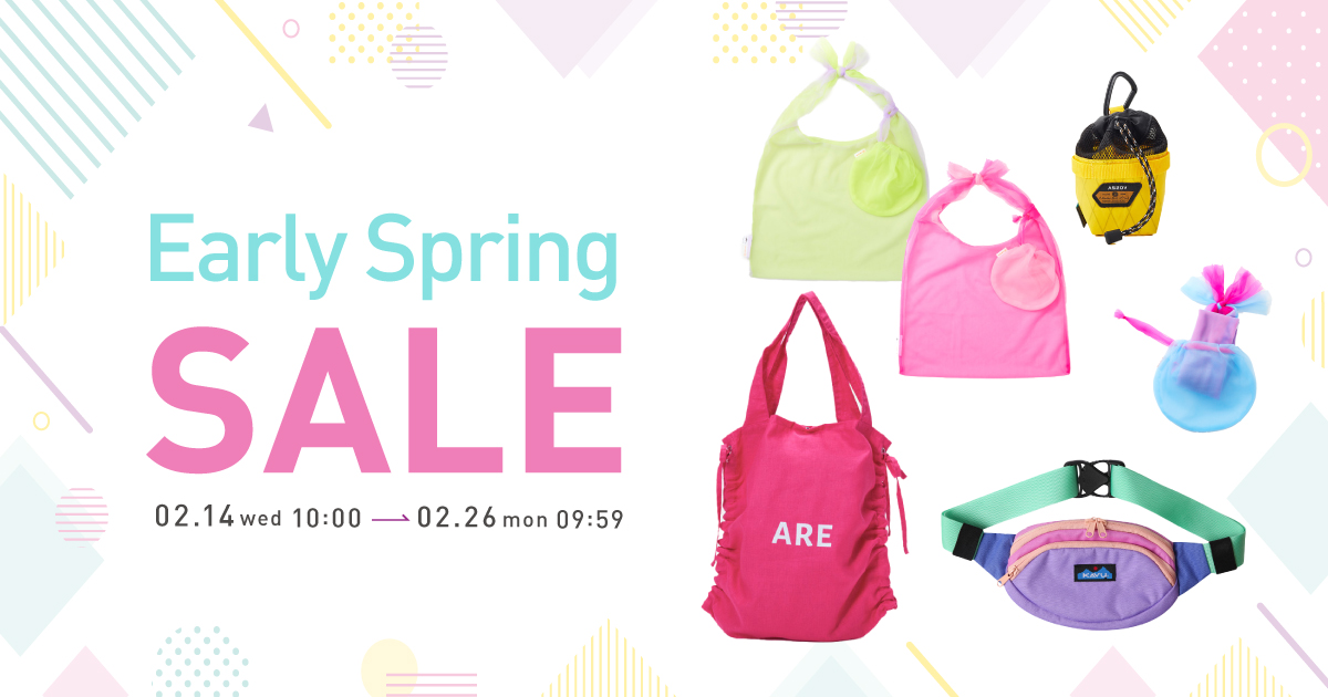 春はすぐそこ！ Early spring SALE