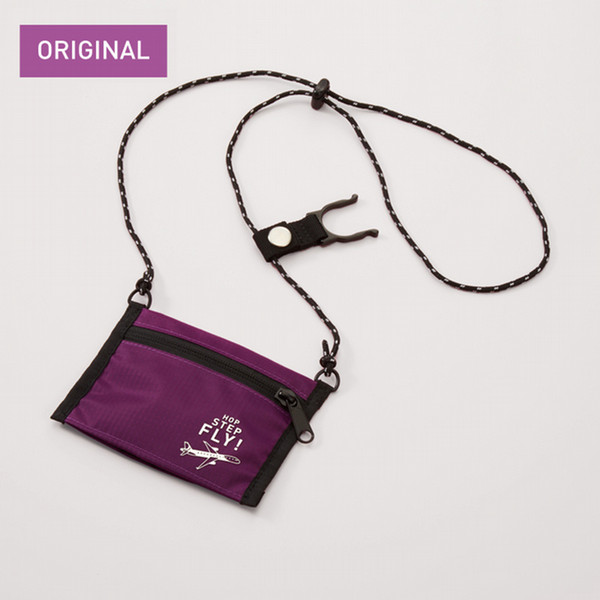 Peachオリジナル　2wayネックウォレット　Purple