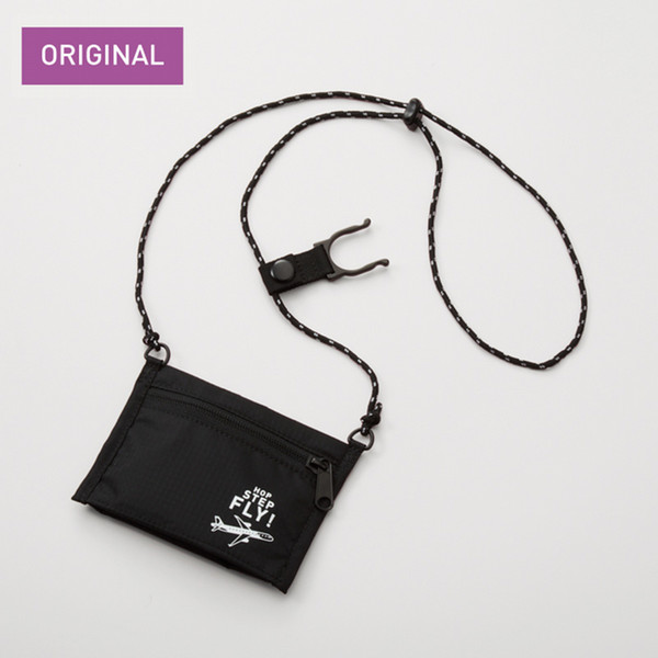 Peachオリジナル　2wayネックウォレット　Black