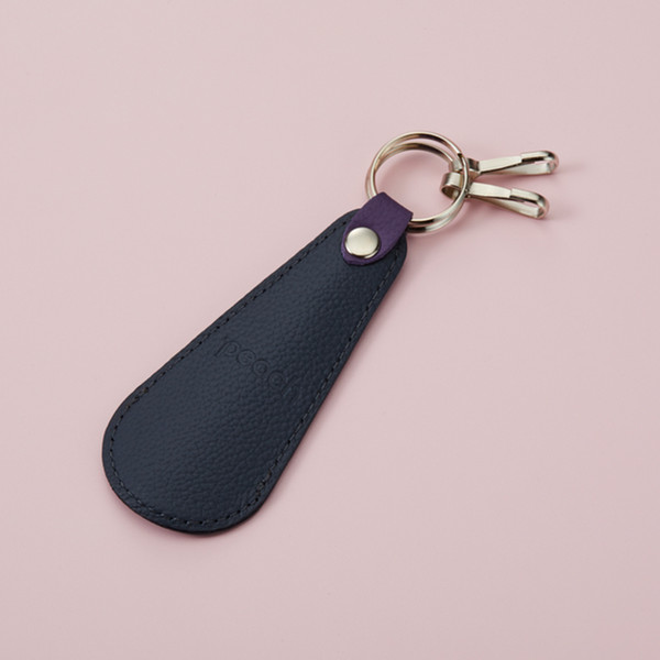 【販売終了】Peach オリジナル　シートレザー　シューホーンキーホルダー