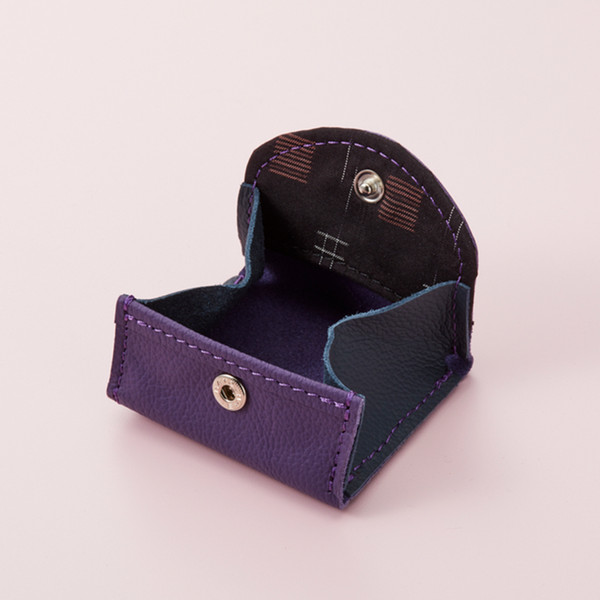 Peach×大島紬　コインケース