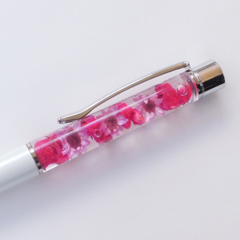 ◯ あぃ様◯ (6点) No.2943 ハーバリウムボールペン 在庫・ クラフト用ボールペン ブルー 129183【KN】 ハーバリウム