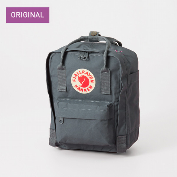 Peach×FJALLRAVEN　kanken mini Graphite