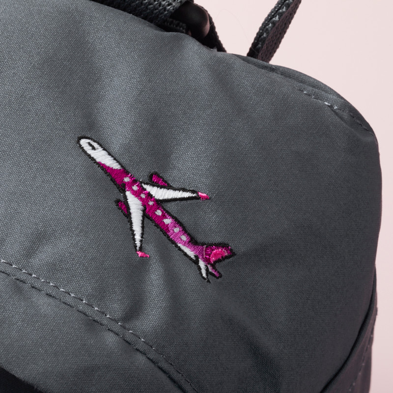 Peach×FJALLRAVEN kanken mini Graphite - Peach公式オンライン 