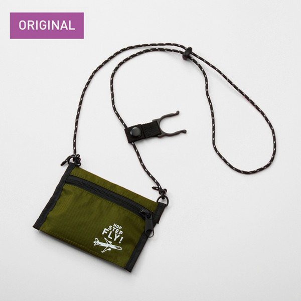 Peachオリジナル　2wayネックウォレット　Khaki