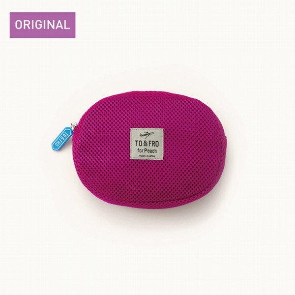 TO&FRO for Peach Cable Pouch Mini　Fuchsia
