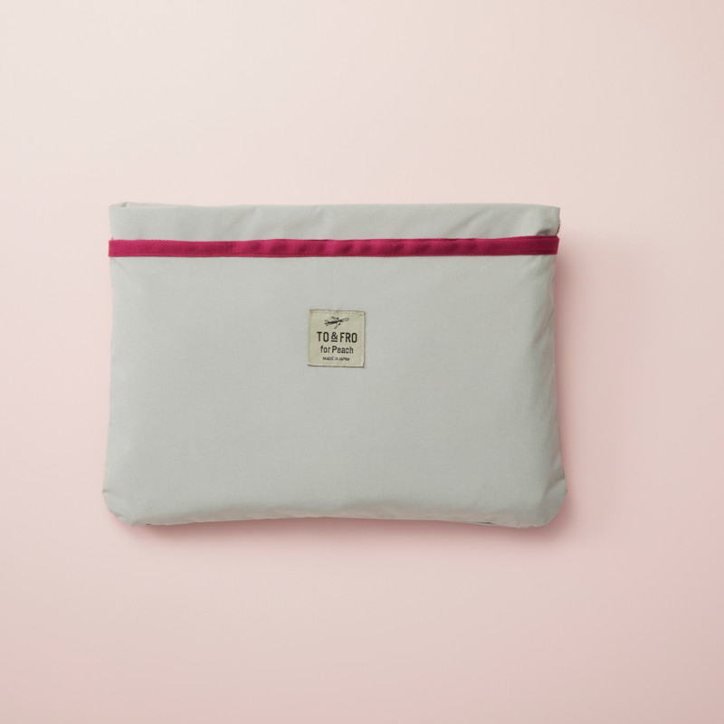 TO&FRO for Peach Backpack -Square- Lt.Gray - Peach公式