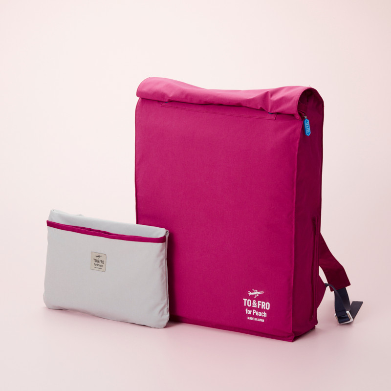 TO&FRO for Peach Backpack -Square- Lt.Gray - Peach公式オンライン
