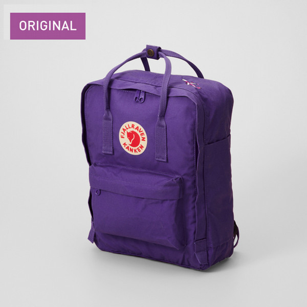 【販売終了】Peach×FJALLRAVEN　kanken　Purple　刺繍つき
