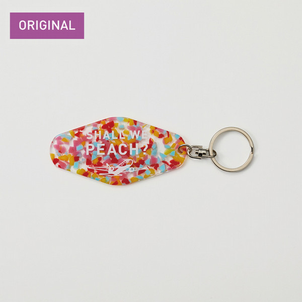 Peachオリジナル　アクリルキーホルダー　SHALL WE PEACH?