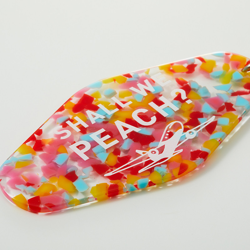 Peachオリジナル アクリルキーホルダー SHALL WE PEACH? - Peach公式