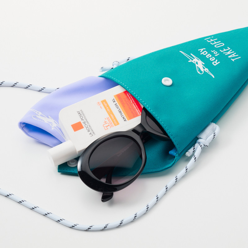 Peach×DAYOUT ハンディファン TAKE OFF スカイブルー - Peach