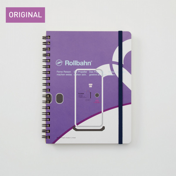 【販売終了】ロルバーン　ポケット付メモ　L　Peach Aircraft