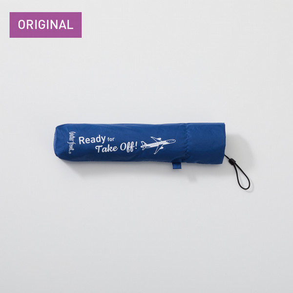 【OUTLET価格】Peachオリジナル　Waterfront折りたたみ傘　ネイビー