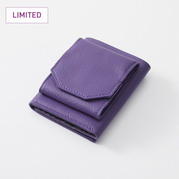 【販売終了】Peach×大島紬　三つ折りウォレット