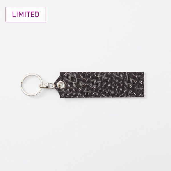 Peach×大島紬　タグキーホルダー