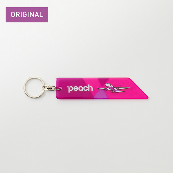 Peachオリジナル　CAスカーフ　フライトタグキーホルダー