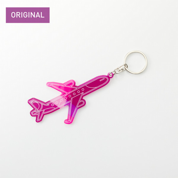 Peachオリジナル　CAスカーフ　飛行機キーホルダー