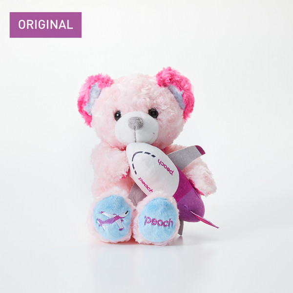 ご当地ベアコラボ　Peachオリジナル　飛行機ハグベア