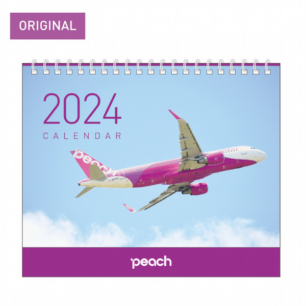 Peachオリジナル　2024年卓上カレンダー