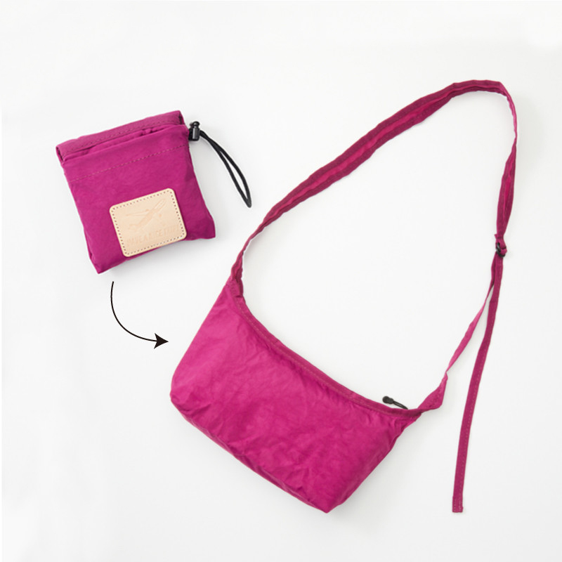【OUTLET価格】Peachオリジナル　パッカブルサコッシュ　Fuchsia