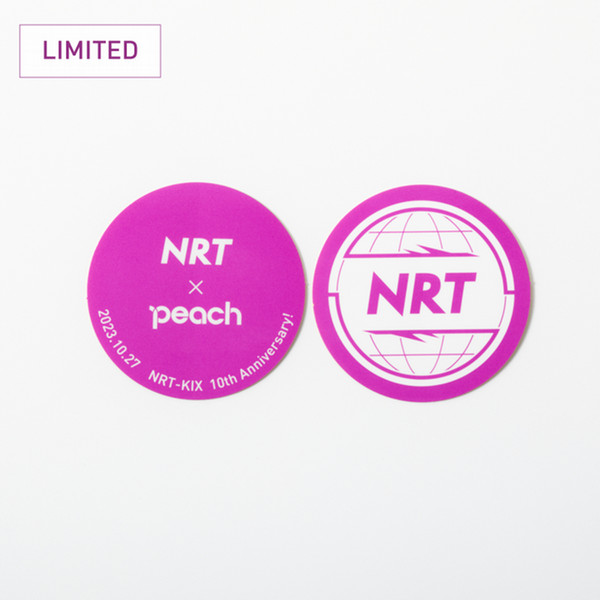 NRT×Peach　10th Anniversary　ステッカーセット