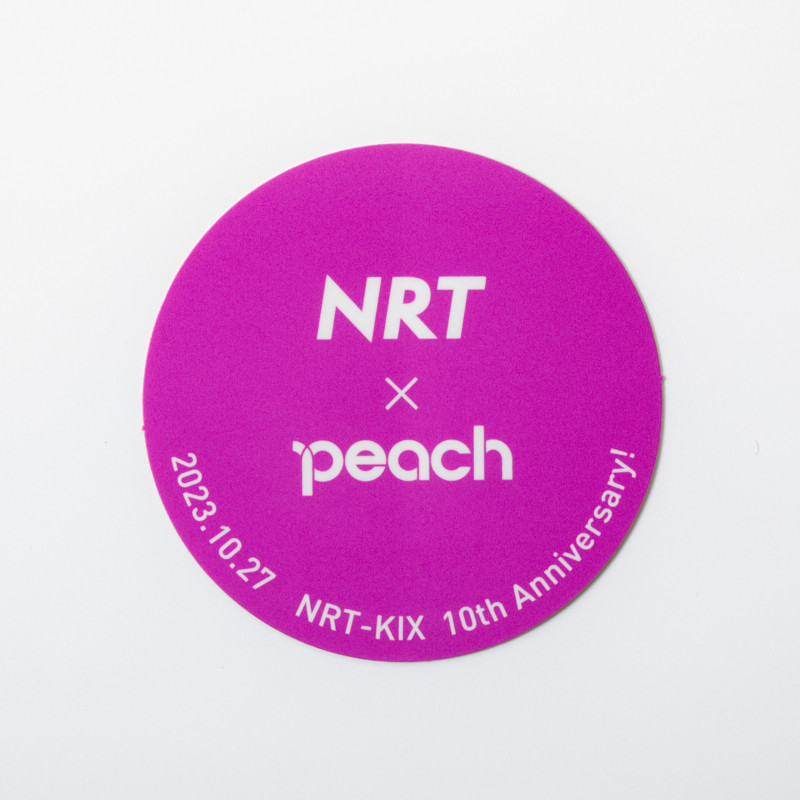 NRT×Peach 10th Anniversary ステッカーセット - Peach公式オンラインショップ｜PEACH SHOP ONLINE