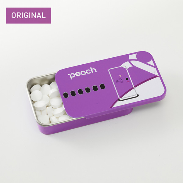 OKINAWAミント缶×Peach　オリジナルミント缶　Aircraft Door（ピーチ風味）