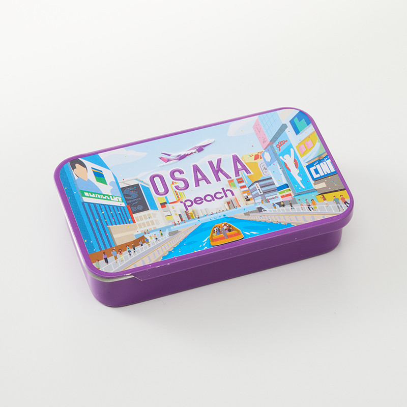 OKINAWAミント缶×Peach オリジナルミント缶 道頓堀（メントール