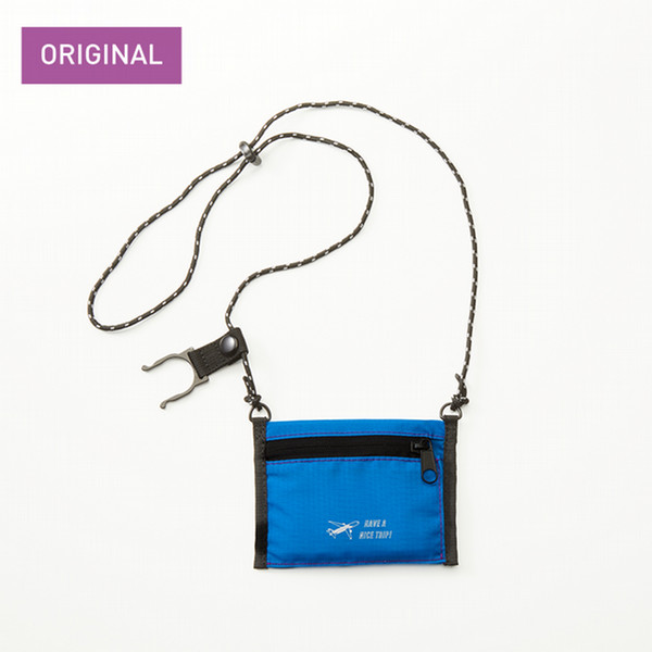 【OUTLET価格】Peachオリジナル　2wayネックウォレット　Skyblue