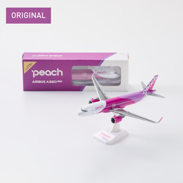 Peachオリジナル　1:200　A320neo　スケールモデル　JA215P