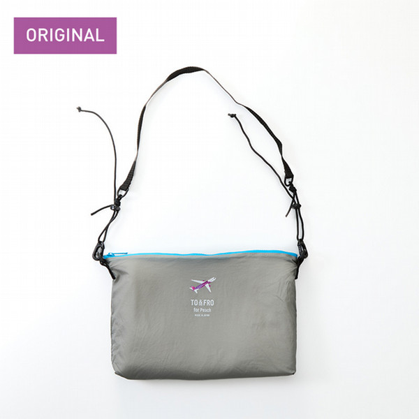 TO&FRO for Peach Ultimate Light Shoulder Mini Peach on runway