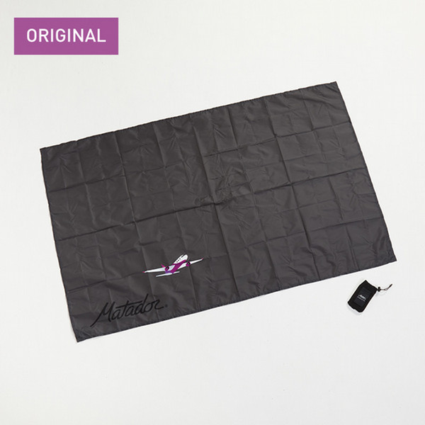 Peachオリジナルプリント入り　Matador　ミニポケットブランケット　Black