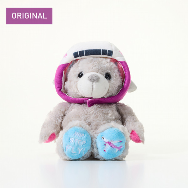 ご当地ベアコラボ　Peachオリジナル　飛行機フードベア