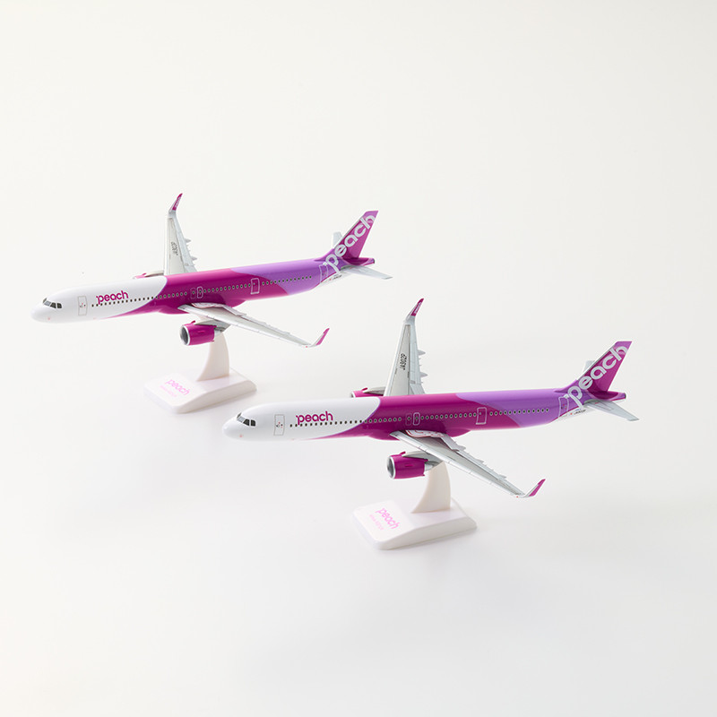 Peach Airbus A321LR 1:200モデル Peach「A321LR」を1/200スケールでキット化、「JA902P」のマーキングを