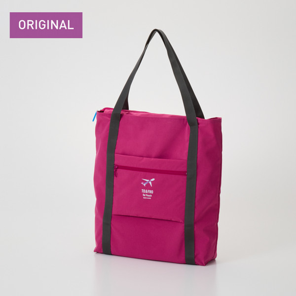 TO&FRO for Peach Carry-on Tote bag Portrait　Fuchsia