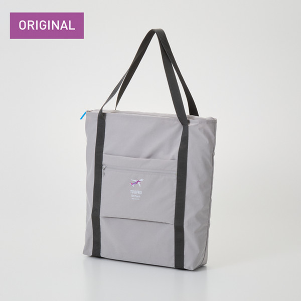 TO&FRO for Peach Carry-on Tote bag Portrait　Lt.Gray