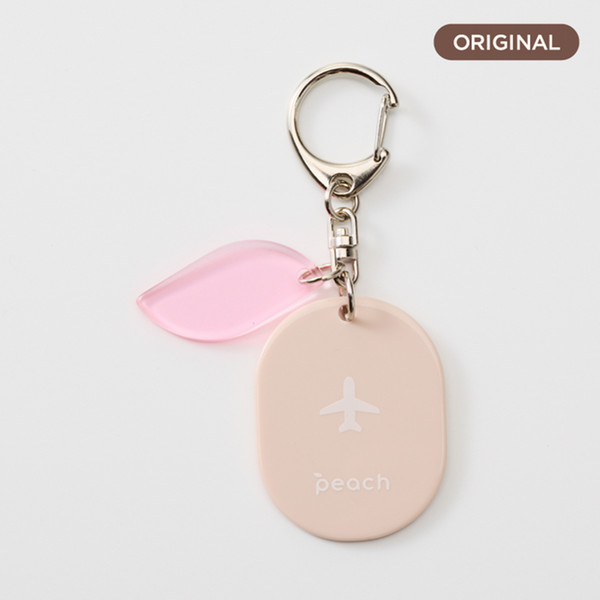 Peachオリジナルアクリルキーホルダー　Travel Tag