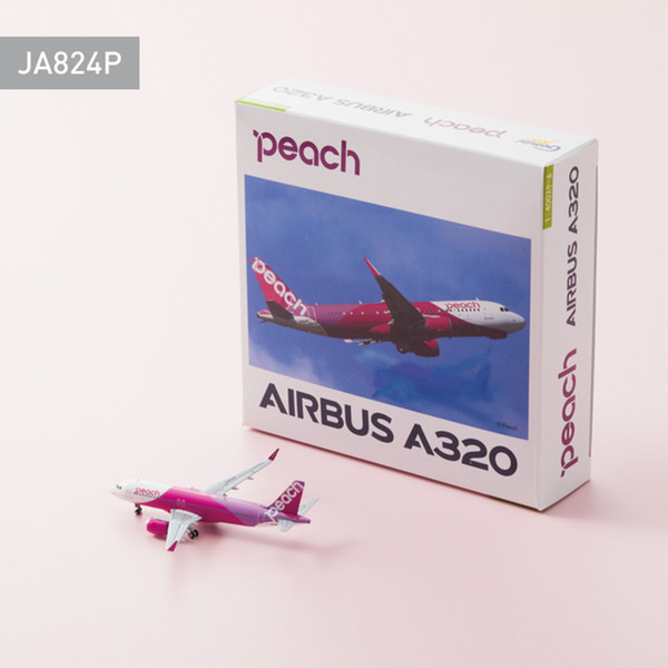 1:400　ダイキャストモデル　Peach A320　JA824P