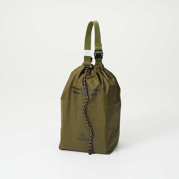 AS2OV VIROBLOCK RECYCLED NYLON 70D RIP ECO BAG　KHAKI