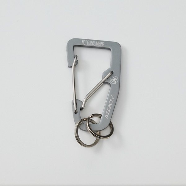 AS2OV DOUBLE CARABINER　GRAY