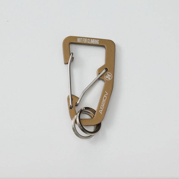 AS2OV DOUBLE CARABINER　KHAKI