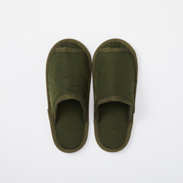 Military Quilt SLIPPER KHAKI