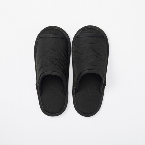 Military Quilt SLIPPER BLACK