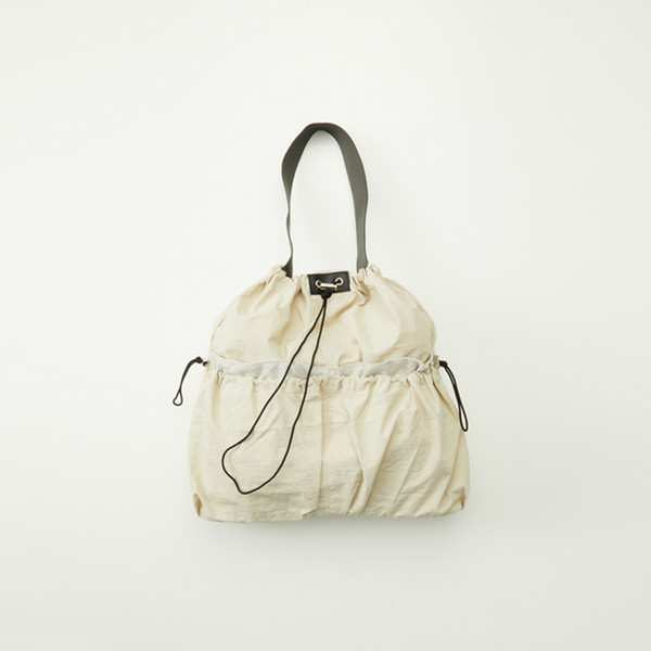EARTHMADE DRAWSTRING ONE-HANDLE IVORY