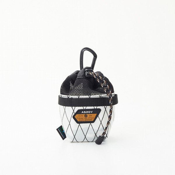 AS2OV　MULTI POUCH 巾着 バッグ X-PAC セイルクロス マルチポーチ　WHITE