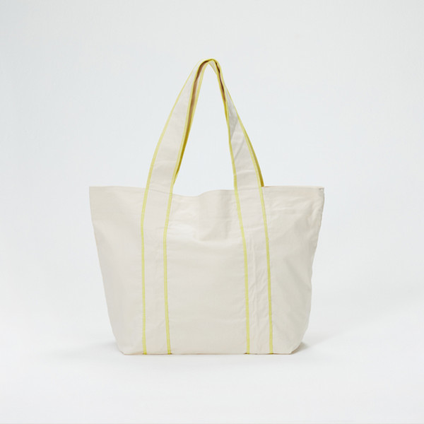 EARTHMADE COTTON STITCH TOTE NTR*YEL